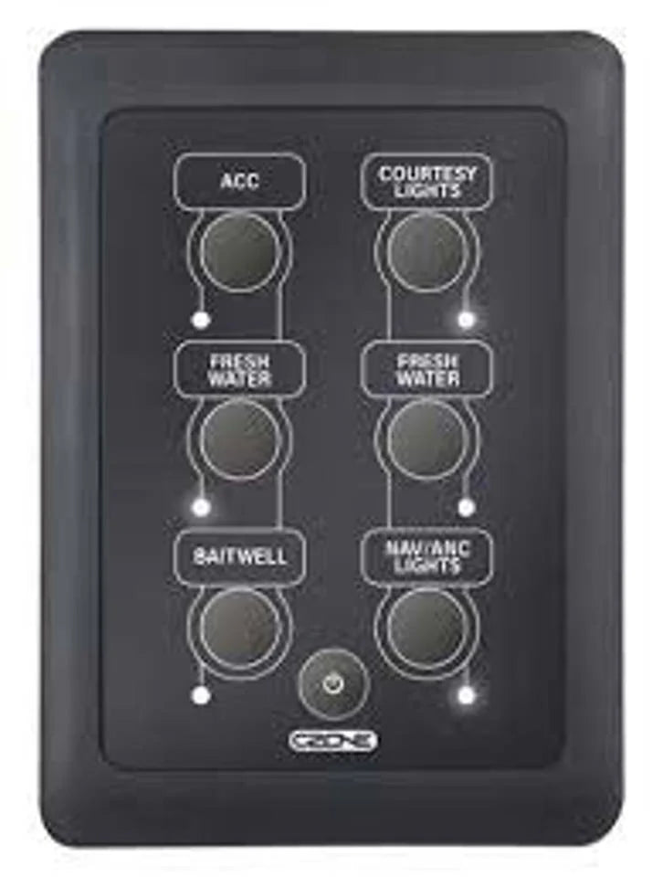 CZone 6-Way Waterproof Keypad (Portrait)