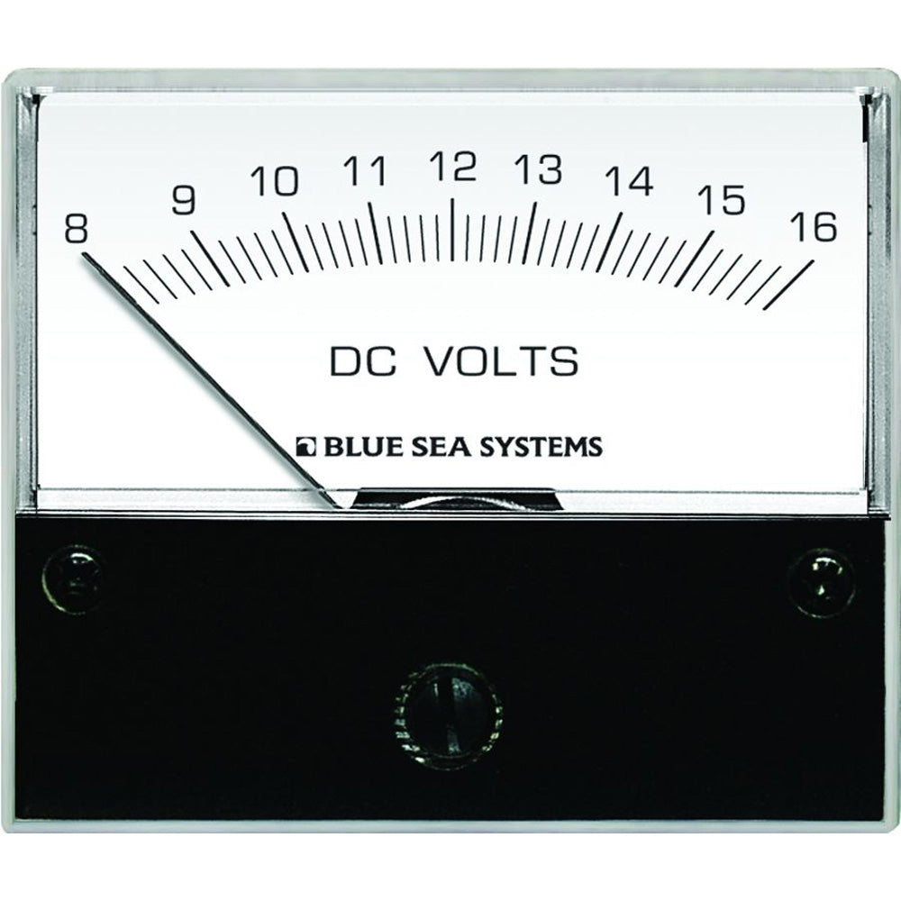 Blue Sea 8003 DC Analog Voltmeter - 2-3/4" Face, 8-16 Volts DC