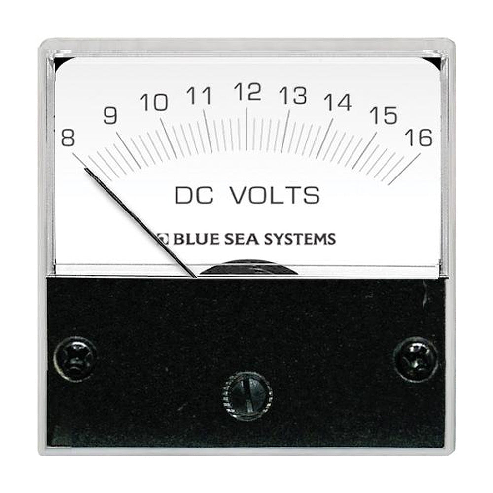 Blue Sea 8028 DC Analog Micro Voltmeter - 2" Face, 8-16 Volts DC