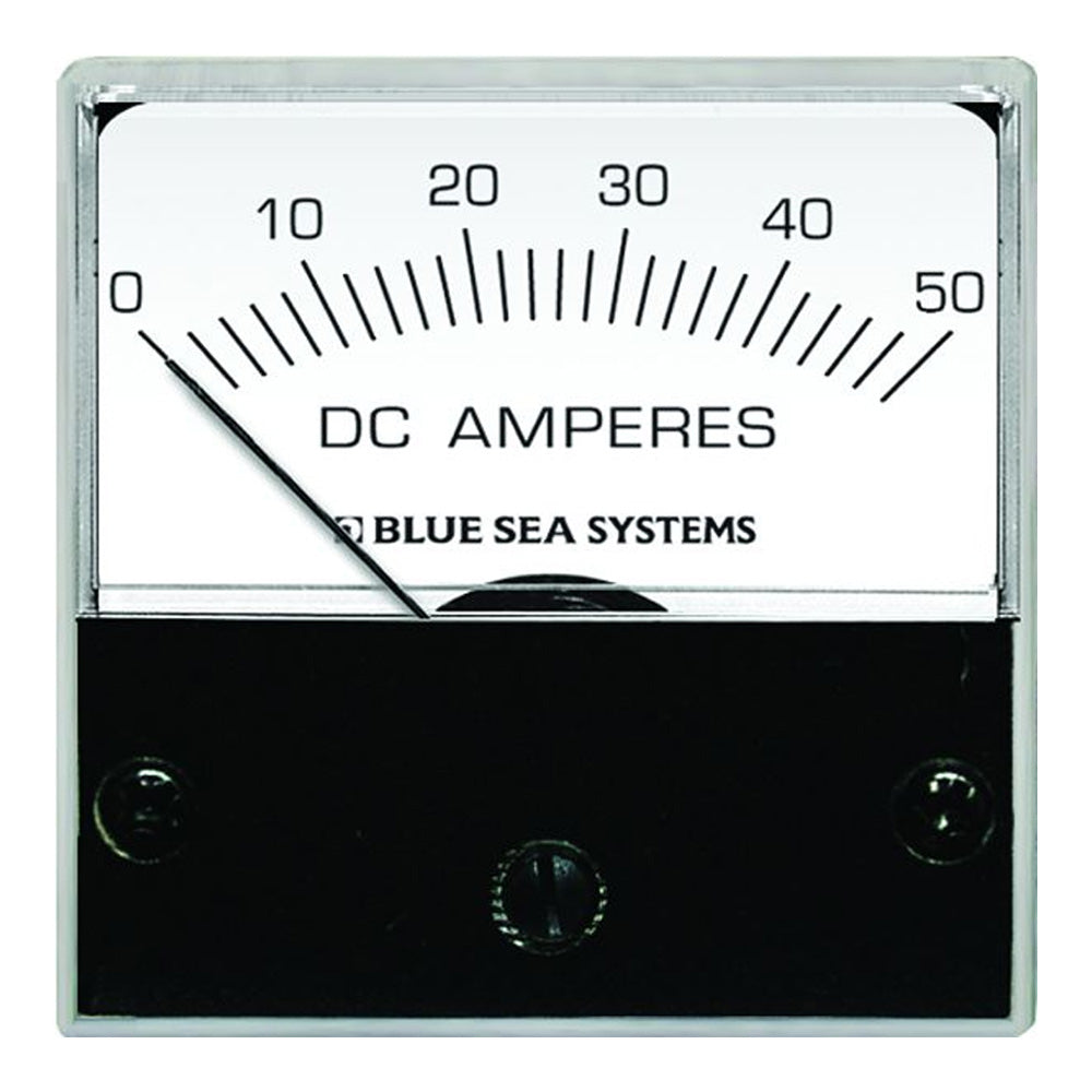 Blue Sea 8041 DC Analog Micro Ammeter - 2" Face, 0-50 Amperes DC