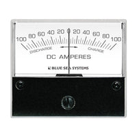 Blue Sea 8253 DC Zero Center Analog Ammeter - 2-3/4" Face, 100-0-100 Amperes DC