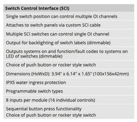 CZone Switch Control Interface (SCI) c/w seal